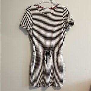 Striped Navy and Soft Cotton Dress